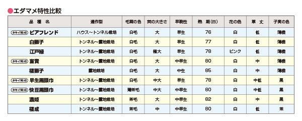 たびするエダマメくん エダマメ・たわわみどり| 種・苗・ガーデニング用品の【タキイネット通販】