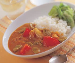 あっさりソラマメカレー