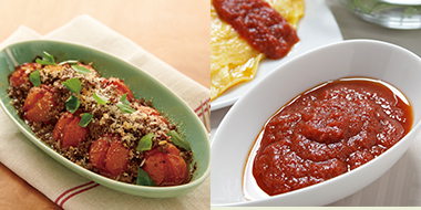 トマトは生でサラダ、ジュースはもちろん、加熱料理にもソースにも活用できる万能の食材です。