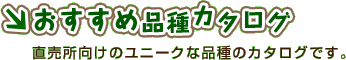 おすすめ品種カタログ